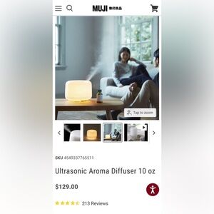 Muji Ultrasonic Aroma Diffuser